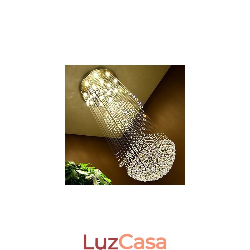 Moderno lustre de cristal pendente de teto luminárias de iluminação suspensas para casa luminárias