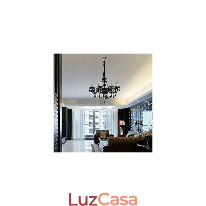 Característica eletrogalvanizada contemporânea moderna para lustre de cristal