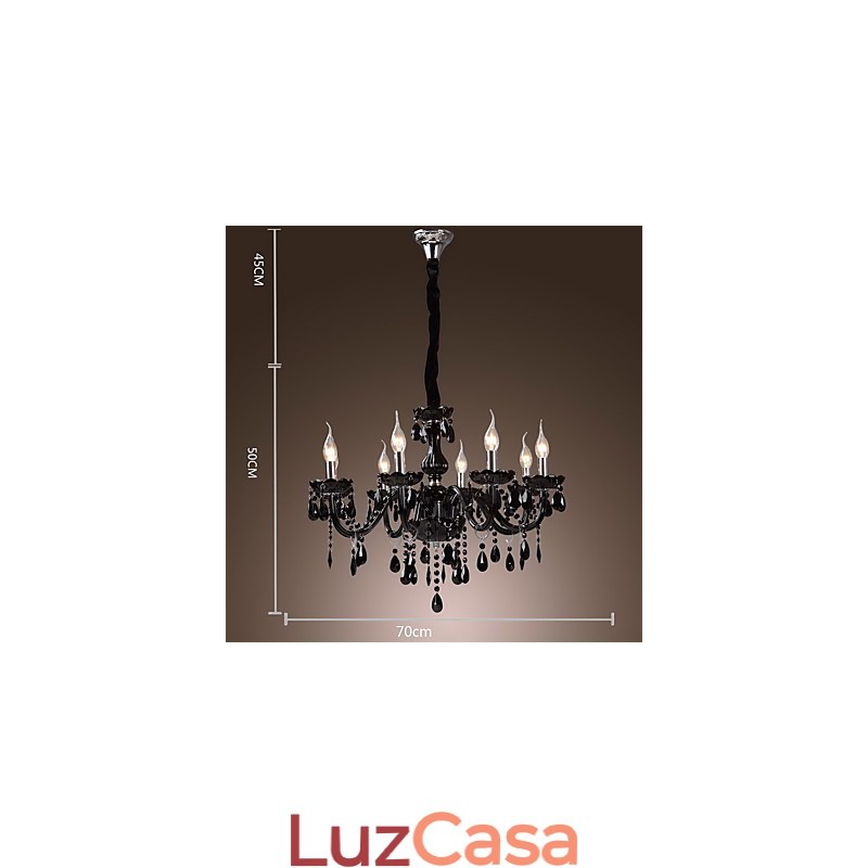 Característica eletrogalvanizada contemporânea moderna para lustre de cristal