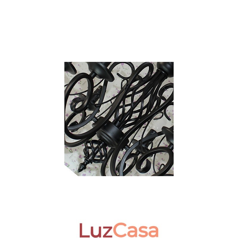 Lustre de estilo europeu, luzes de jantar, simples, originalidade, velas inovadoras, 6 luzes