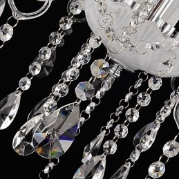 Moderno Contemporâneo Tradicional Clássico Outros Característica para Cristal Vela Estilo Lustre de Vidro