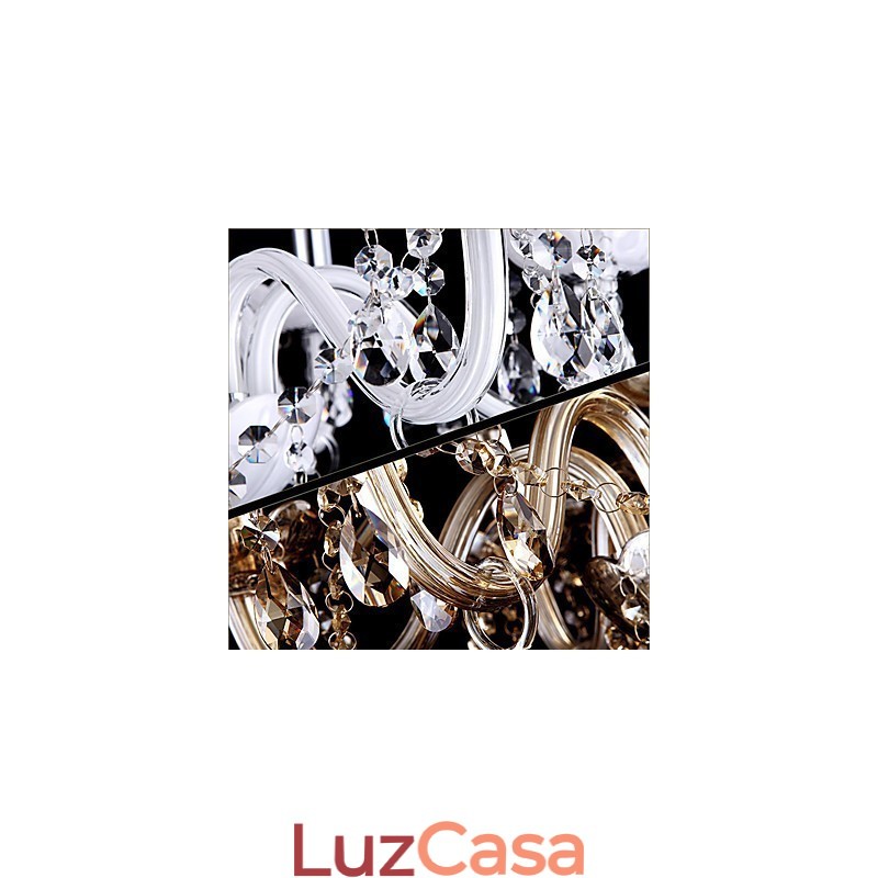 Moderno Contemporâneo Tradicional Clássico Outros Característica para Cristal Vela Estilo Lustre de Vidro