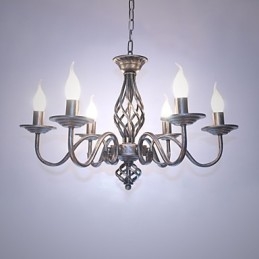 Artístico chique e moderno Outros apresentam para lustre de metal estilo vela em ambientes internos com 6 lâmpadas