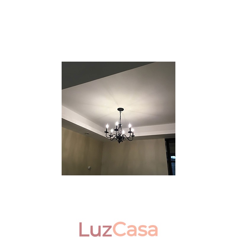 Artístico chique e moderno Outros apresentam para lustre de metal estilo vela em ambientes internos com 6 lâmpadas