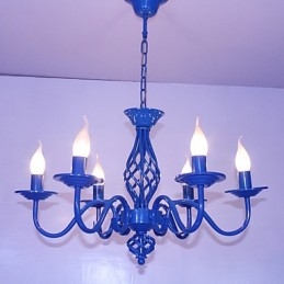 Artístico chique e moderno Outros apresentam para lustre de metal estilo vela em ambientes internos com 6 lâmpadas
