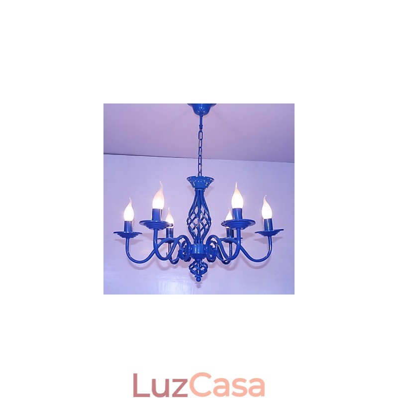 Artístico chique e moderno Outros apresentam para lustre de metal estilo vela em ambientes internos com 6 lâmpadas