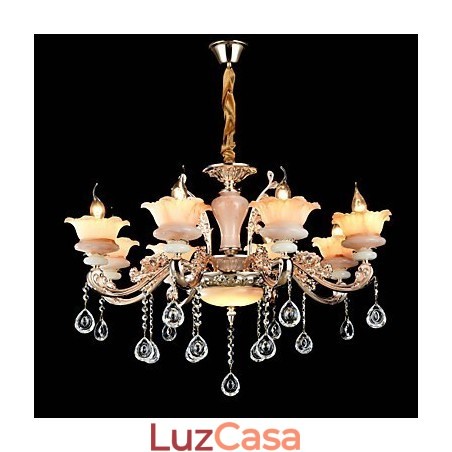 Moderno Contemporâneo Tradicional Clássico Liga de Zinco Recurso para Cristal Mini Estilo Metal Pendente Luz Moderno Contemporâneo Tradicional Clássico Liga de Zinco Recurso para Cristal Mini Estilo Metal Pendente Luz