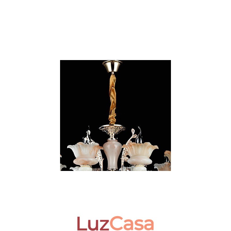 Moderno Contemporâneo Tradicional Clássico Liga de Zinco Recurso para Cristal Mini Estilo Metal Pendente Luz