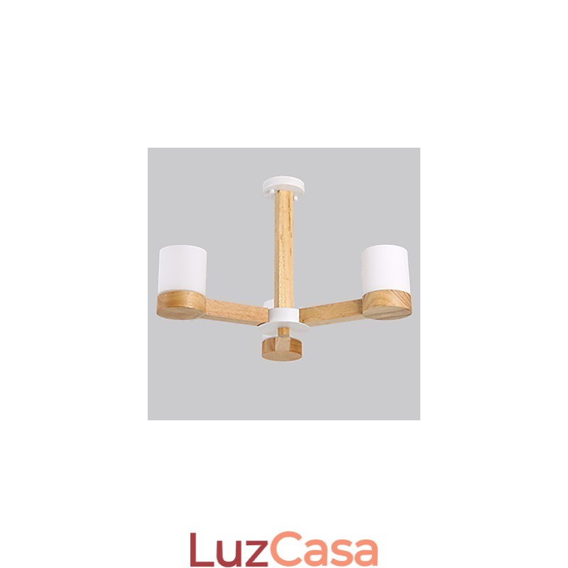 3 Luzes Lustre Moderno Contemporâneo Tradicional Clássico Vintage Country Madeira Característica para Madeira