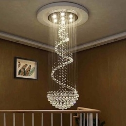 Lustre de cristal moderno para teto, luminária pendente interna, luminárias decorativas