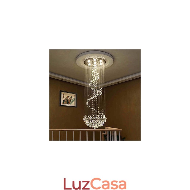 Lustre de cristal moderno para teto, luminária pendente interna, luminárias decorativas