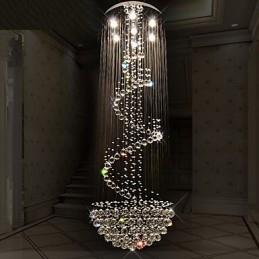 Lustre de cristal moderno para teto, luminária pendente interna, luminárias decorativas