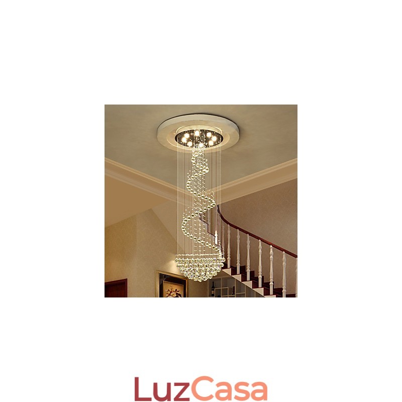 Lustre de cristal moderno para teto, luminária pendente interna, luminárias decorativas