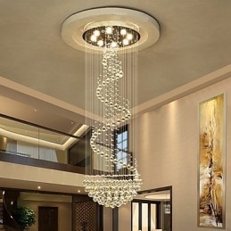 Lustre de cristal moderno para teto, luminária pendente interna, luminárias decorativas