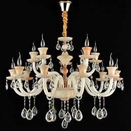 Lustre de jantar de metal estilo mini cristal moderno contemporâneo tradicional clássico galvanizado