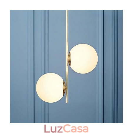 Pintura rústica de chalé para designers, lustre de 2 lâmpadas em metal para lojas internas Pintura rústica de chalé para designers, lustre de 2 lâmpadas em metal para lojas internas