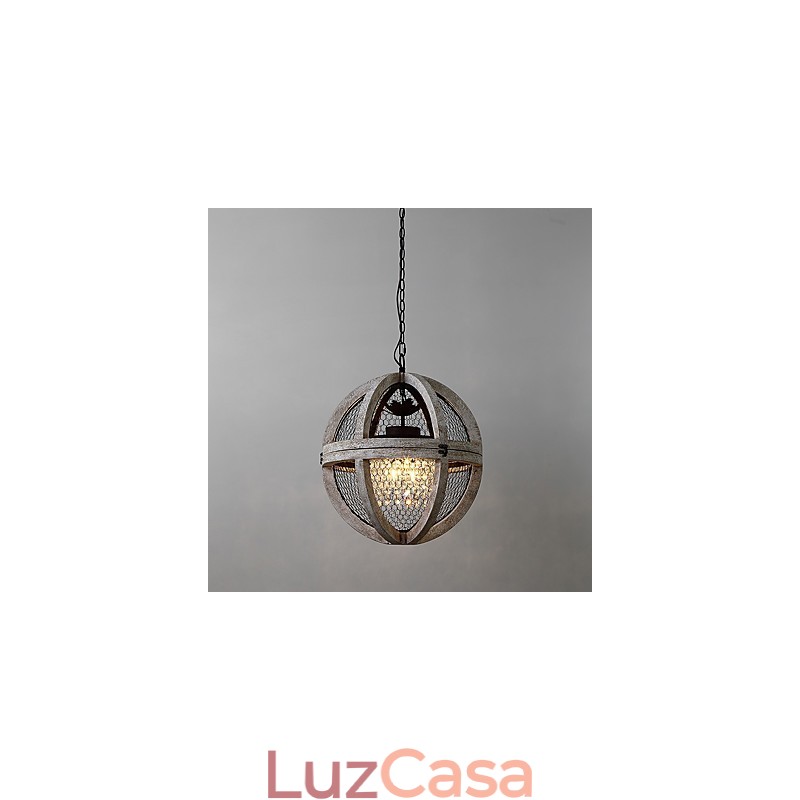 Vintage Metal Amercian Industrial Loft Pintura Cor Lustre de Madeira Lâmpada Pendente Decoração Interna Lâmpada