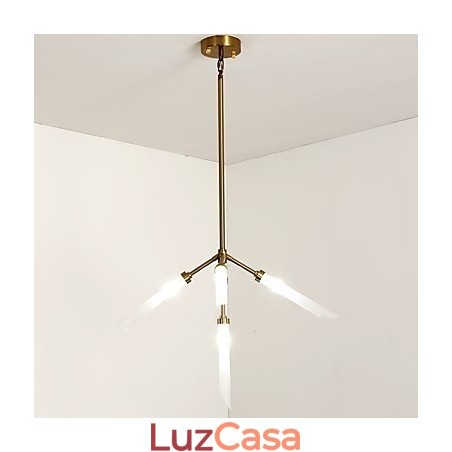 Lustre moderno e contemporâneo personalizado estilo mini de 5 luzes Lustre moderno e contemporâneo personalizado estilo mini de 5 luzes