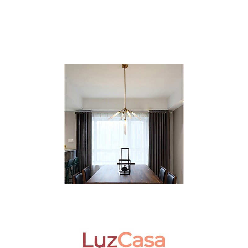 Lustre moderno e contemporâneo personalizado estilo mini de 5 luzes