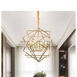 Lanterna de latão para lustre de metal de designers