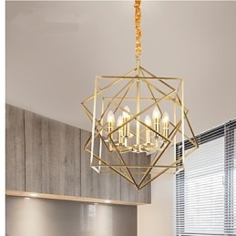 Lanterna de latão para lustre de metal de designers