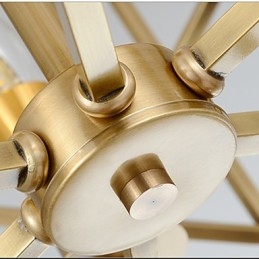 Lanterna de latão para lustre de metal de designers