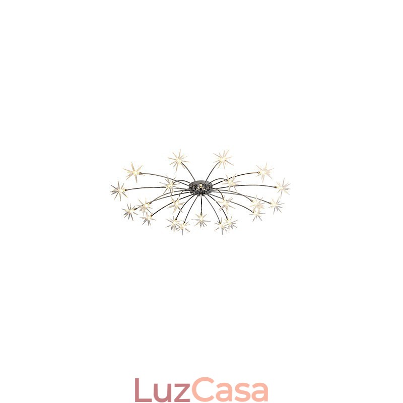Recurso cromado contemporâneo moderno para lustre infantil de metal de designers de estilo mini