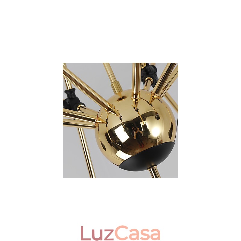 Lustre de arte personalizado com direção ajustável, luminária de lustre N