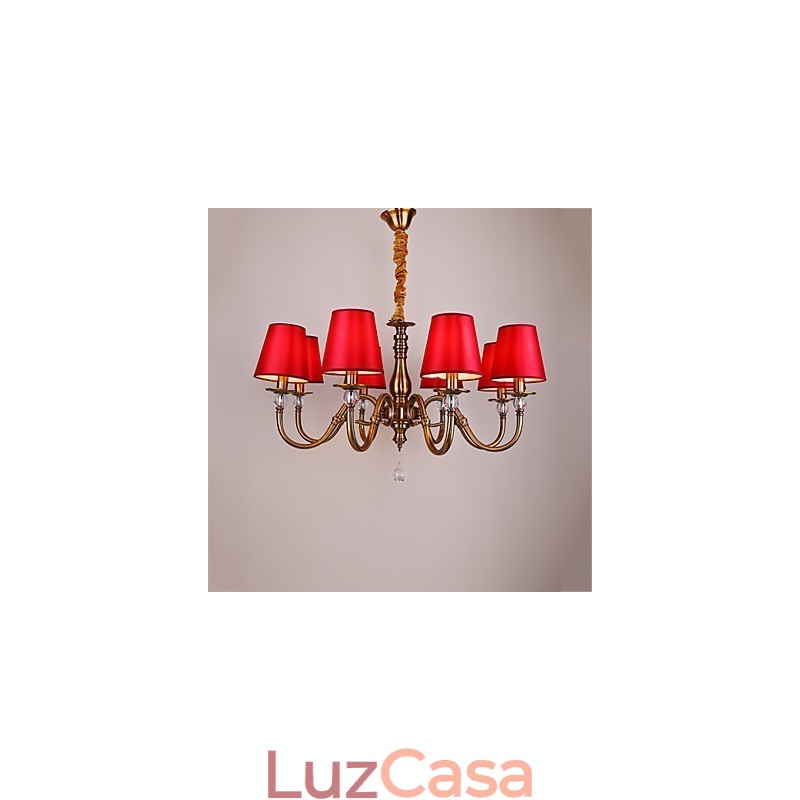 Lustre Moderno Contemporâneo Metal