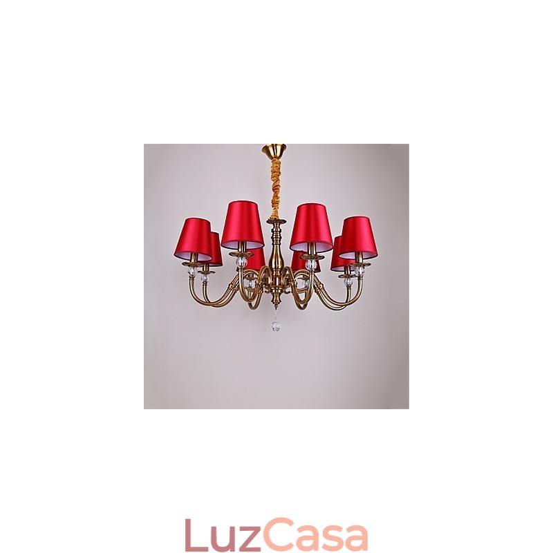 Lustre Moderno Contemporâneo Metal