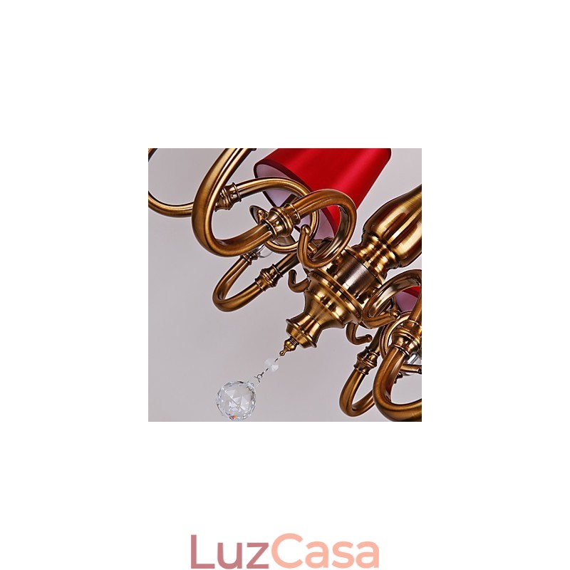 Lustre Moderno Contemporâneo Metal