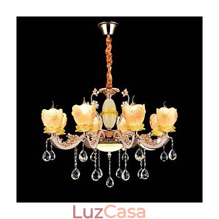 Moderno Contemporâneo Tradicional Clássico Liga de Zinco Recurso para Cristal Mini Estilo Metal Pendente Luz Moderno Contemporâneo Tradicional Clássico Liga de Zinco Recurso para Cristal Mini Estilo Metal Pendente Luz