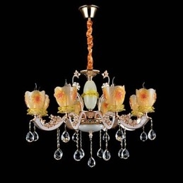 Moderno Contemporâneo Tradicional Clássico Liga de Zinco Recurso para Cristal Mini Estilo Metal Pendente Luz
