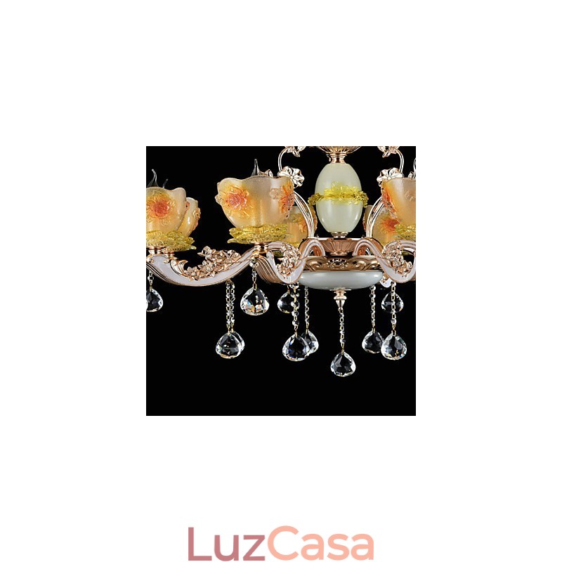 Moderno Contemporâneo Tradicional Clássico Liga de Zinco Recurso para Cristal Mini Estilo Metal Pendente Luz