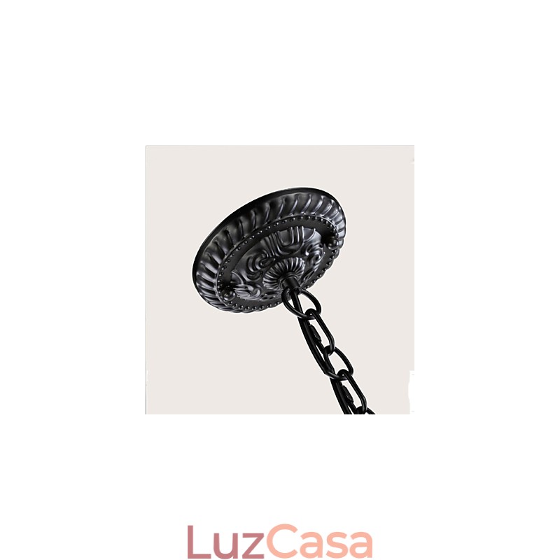 Lustre de cristal estilo europeu lâmpada de ferro forjado lâmpadas de vela criativas e lanternas
