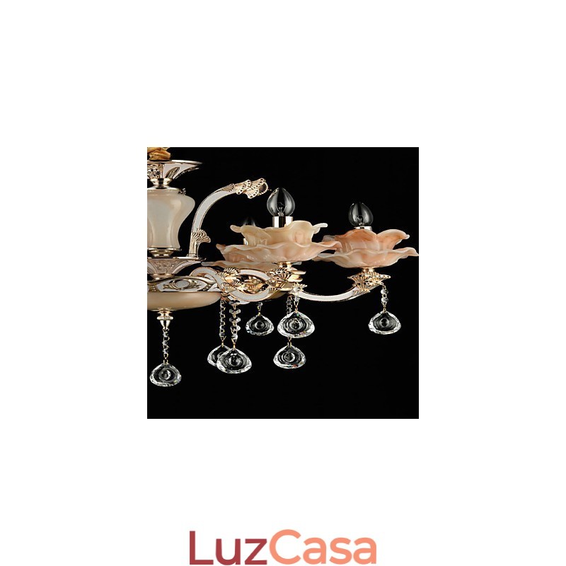 Moderno Contemporâneo Tradicional Clássico Liga de Zinco Recurso para Cristal Mini Estilo Metal Pendente Luz