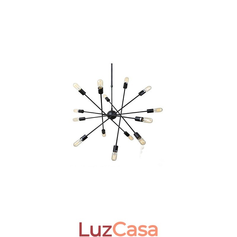 Pintura rústica de chalé para designers, lustre de 2 lâmpadas em metal para lojas internas