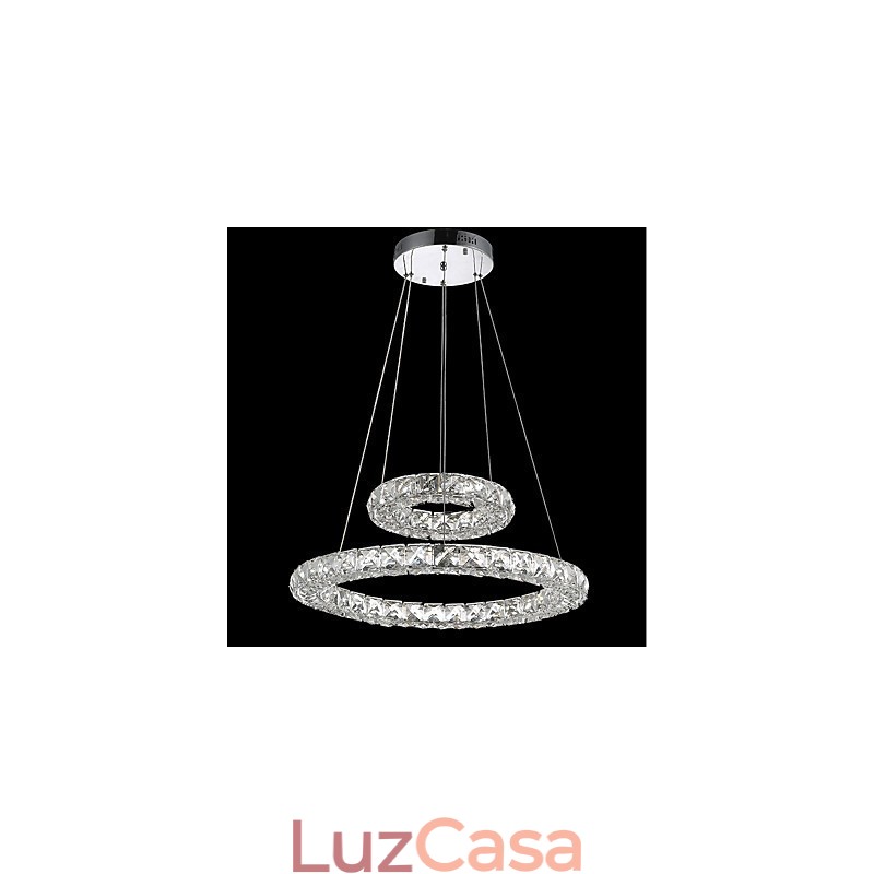Lustre de cristal Luzes Pingente de Interior Luminária de Teto Luminárias Reguláveis com Controle Remoto