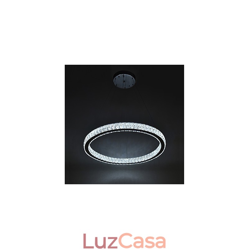 Anel regulável Indoo Luz de teto Pendente Luz moderna Lustre Iluminação Lustre Lâmpada com controle remoto