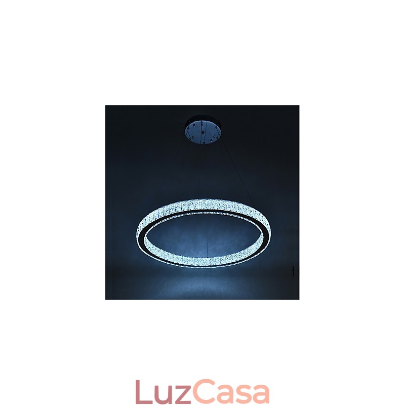 Anel regulável Indoo Luz de teto Pendente Luz moderna Lustre Iluminação Lustre Lâmpada com controle remoto