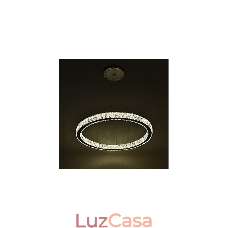 Anel regulável Indoo Luz de teto Pendente Luz moderna Lustre Iluminação Lustre Lâmpada com controle remoto