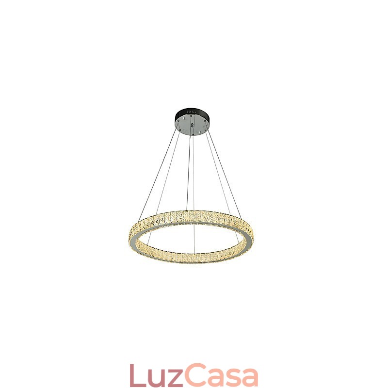 Anel regulável Indoo Luz de teto Pendente Luz moderna Lustre Iluminação Lustre Lâmpada com controle remoto