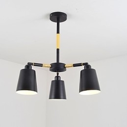 Luminária pendente tradicional clássica com pintura para estilo mini madeira bambu