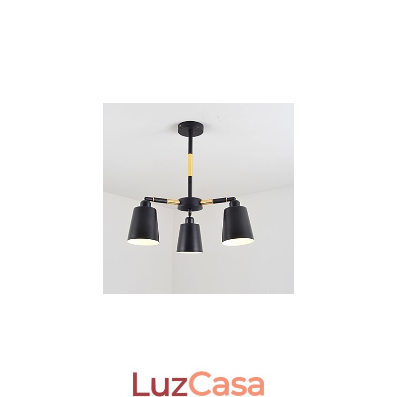 Luminária pendente tradicional clássica com pintura para estilo mini madeira bambu