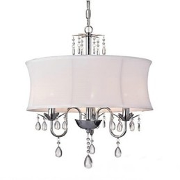Pintura rústica de chalé para designers, lustre de 2 lâmpadas em metal para lojas internas