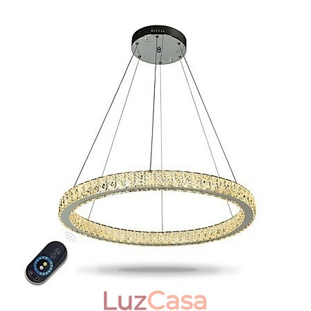 Luminária pendente de teto com anel regulável, lustre moderno, iluminação interna, lâmpada com controle remoto Luminária pendente de teto com anel regulável, lustre moderno, iluminação interna, lâmpada com controle remoto