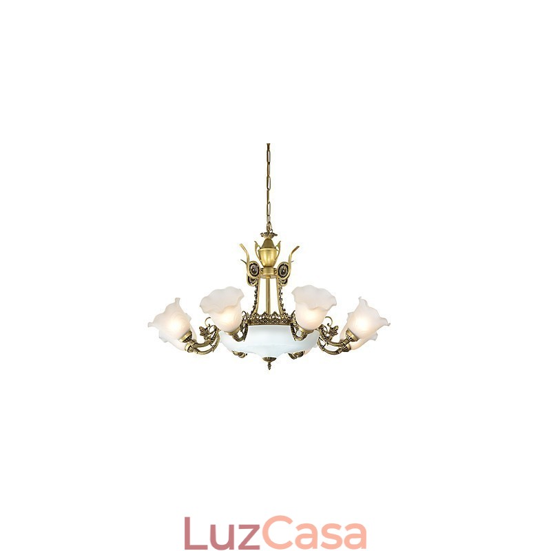 Pintura Clássica Tradicional Recurso para Mini Lustre de Metal Estilo