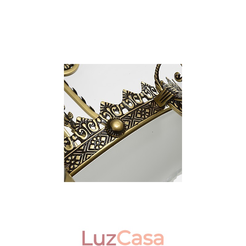 Pintura Clássica Tradicional Recurso para Mini Lustre de Metal Estilo