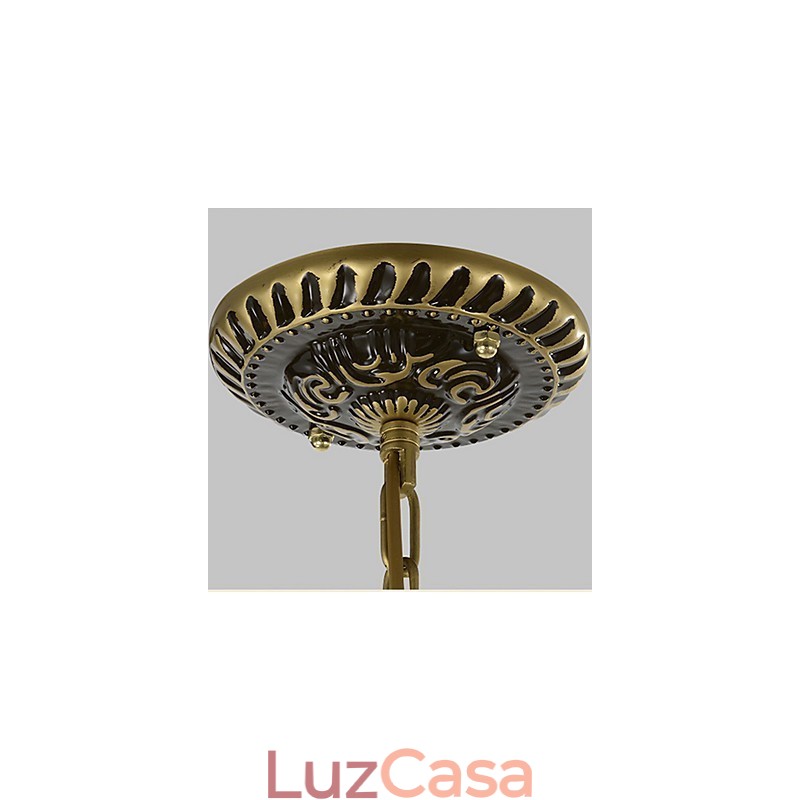 Pintura Clássica Tradicional Recurso para Mini Lustre de Metal Estilo