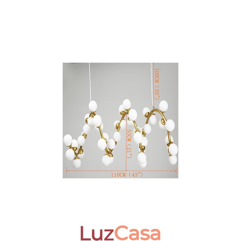 Lustres de arte personalizados